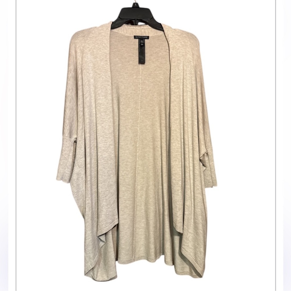 Eileen Fisher Beige Sweater size small ,dolman ,oversized